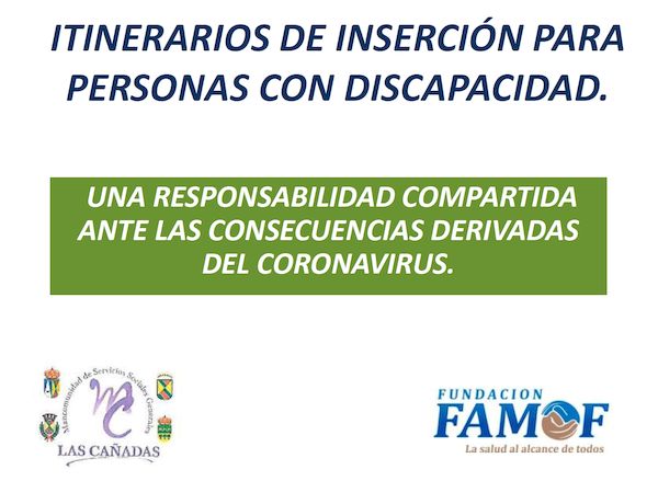 Programa de itinerarios de inserción para familias con discapacidad Fundación Actualfisio FAMOF